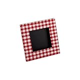 Kate Aspen Gingham Print Photo Frame, Red/White by Kateaspen