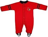 クリエイティブニットウェアUniversity of Louisville CardinalsスポーツシューズFootedベビーロンパース