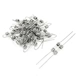uxcell 軸導線　グラスヒューズホルダー　 250V 2A　30本　 4.5mm x 23mm