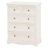 シャビーウッドファニチャー チェスト(アンティークホワイト) MCH-8323AW MCH-8323AW