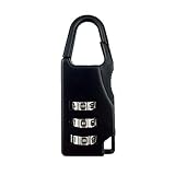 Zhaozheダイヤル式 南京錠 金具 3桁ダイヤルロック 可変式 盗難 防犯でき 出張 旅行