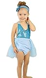 Princess Costume Lace Halter Neck Backless Light Blue Sequin Cotton Dress 0-24m (6-12 Months) [並行輸入品