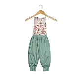 UniqueベビーガールズレースジャンプスーツSummer Outfit US サイズ: XS カラー: グリーン
