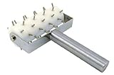 Update International RD-5 Stainless Steel Pizza Roller Docker, 8-Inch [並行輸入品]