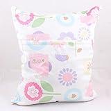 (エルフ ベビー )Fairy Baby 柔らかい 赤ちゃん専用防水おむつ収納バッグ TPU防水（28*36cm，花）