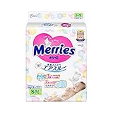 【テープ Sサイズ】メリーズさらさらエアスルー (4~8kg)82枚