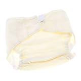 KINDOYO 新生児 赤ちゃん 男の子 女の子 トレーニングパンツで 柔らかい子供たち 洗えるおむつ おむつカバー (1×おむつカバー+2×布おむつ)