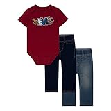 Levi's SLEEPWEAR ベビー・ボーイズ カラー: レッド