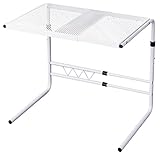 天馬 ファビエ 電子レンジラック 伸縮式 ホワイト 8101