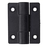 B Blesiya ボートキャビン　ドア　ハッチヒンジ　蝶番　ブラック 4つの皿穴約56mm X 43mmプラスチック製