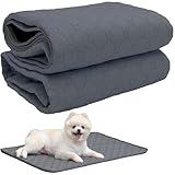 [いぬのくらし] 犬 ペットシーツ 洗えるトイレマット 小型犬 中型犬 大型犬 獣医師監修 ペット用 おしっこマット 滑り止め 5サイズ 4色展開 (グレー, XXL(2枚セット))