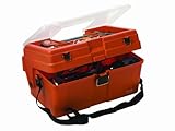 BAHCO PTB253580 23 Inch Flat Top Plastic Toolbox with Clear Tray [並行輸入品]