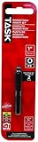 Task Tools T67413 1-Inch Robertson Screwdriver Power Insert Bits, Number-3 Black, Pack of 2 [並行輸入品]
