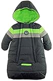 iXtremeベビー男の子スノーウェアカラーブロックストライプPuffer carbag Bunting カラー: グレー
