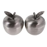 Lovoski 宝石箱　ボックス　ギフト　好意　果物の形　歯　カール　産毛　少年　少女　ベビーシャワー　2個