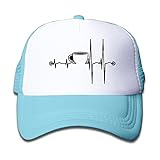 ボーイズ メッシュキャップ 通気性 大人気 旅行 レジャー・キャップ コーヒー カフェ おしゃれ 帽子 カジュアル ストーリート系ライトブルー プリント付き 無地