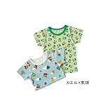 Ｔシャツ２枚セット　カエル×気球　80