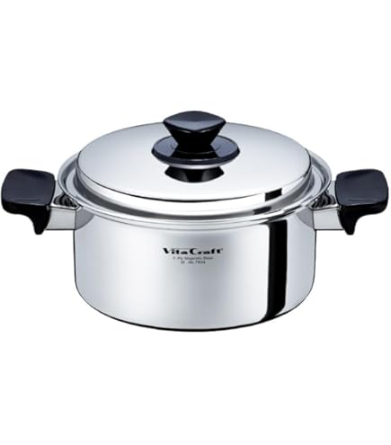 Amazon｜ビタクラフト 両手鍋 アリゾナ 21cm レシピ付 8546 シルバー