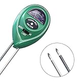 ECat 3 in 1 土壌のPH/照度/水分検定 土壌測定器 土壌酸度/照度/水分計 土壌測定メーター 土壌 テスター 多機能 電池不要 簡易型 屋内/屋外使用でき 農業、栽培、家庭菜園など適用 (