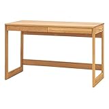 ルート デスク 引出付 木製 アルダー無垢 幅120cm 奥行50cm -