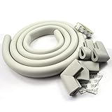 WDYK 赤ちゃん/ベビー/お子様やご年配の方　ケガ防止! 360度全面保護 自由DIY コーナーガード付き テーブル/ベビーベッド/柱の角などにも　最新版超弾力性抜群 【ガードクッション2ｍ＋コーナ