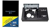 Micro-Fiber ClothTM 電動式VHS - Cカセットアダプター 適合: JVC C-P7U CP6BKU C-P6U,Panasonic PV-P1,RCA VCA115 + 1 VCC113