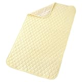 西松屋 EFD 防水汗取りキルティングパッド 無地 イエロー