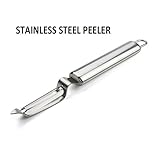 ステンレススチールピーラー、dual-purpose Melon Baller Fruit Carving Knifeフルーツスライサfor DIYフルーツ、2112 cm、キッチンツール