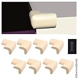Table Corner Guards - 8 Pack, Creme White - Protects Your Baby / Child from Bumping or Falling Injur