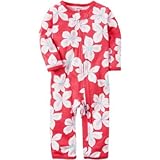 Carter's(カーターズ) コットンジップアップスリープアンドプレイ レッド ロンパース長袖 9ヶ月【並行輸入】