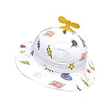 【ノーブランド 品】赤ちゃん　子供　飛行機　プレーンパタン　日よけ　帽子　ハット　キャップ　全３色 - 黄色