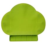 Lovoski ベビー　摂食　シリコン　プレイスマット　フードマット　ランチョンマット　安全　折り畳み式　全4色 - 緑