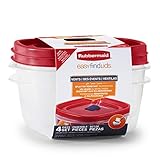 ラバーメイド(Rubbermaid)イージーファインドリッド 1.2L 2個セット 保存容器 BPAフリー 2039755