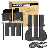 【SunYard】新型 アルファード ヴェルファイア 40系 フロアマット 3D 荷台 防水 防汚 汚れ 防止 3D フルセット (フロアマット フルセット, 40系)