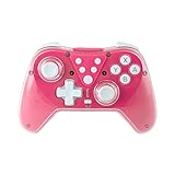 アローン(Allone) Switch用ワイヤレスカラフルコントローラー ピンク 15.5×6×10.5cm Switch/Switch Lite/有機EL対応 クリアネス 有線・無線どちらも可 押しカラー かわいい ALGA-NSWCCFPK