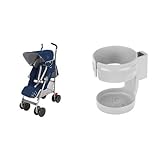 【セット買い】 Maclaren Strollers Techno XT ミディーバルブルー/シルバー + カップホルダー