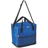 キャプテンスタッグ クーラーバッグ ラフィネ クーラーバッグ ブルー ソフト メッシュポケット付 BBQ ピクニック用 保冷バッグ