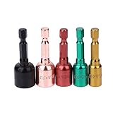 5ピース48ミリメートル長い六角形色磁気スリーブ多機能セットクロームバナジウム鋼ロッドシンプルな修復ツールハンドツール部品