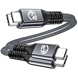 UseBean Thunderbolt 4 ケーブル 0.3M [2本セット] USB4 ケーブル 240W PD3.1急速充電 40 Gbps高速データ伝送 8K@60Hz 映像出力 短い サンダーボルト4コード Type-C &Type-C iPhone16/15/MacBook Pro/iPad Pro/Air/Galaxy S25 S24等全USB C機器対応