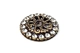 Carpe Diem Hardware 884-3C Cache Antique Brass Escutcheon with Swarovski Crystals by Carpe Diem Hard