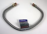 Cambridge柔軟なガスコネクタW /継手、5 / 8 "外径1 / 2 " x 1 / 2インチFIP x FIP、36インチ丈125,000btu。。。