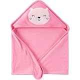 Carter's (カーターズ) ベビー 女の子 フード付き バスタオル (Kitty Cat) [並行輸入品]