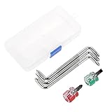 Z型スクリュードライバ Z型スクリュードライバセット 5本 オフセットスクリュードライバセット ドライバー 耐久性 クロム - バナジウム鋼製 防錆