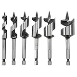 TruePower 09-0279 Wood Boring Stubby Auger Bit Set (6 Piece) [並行輸入品]