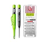 Pica Marker社 ピカマーカー 建築用シャープペンシル 丸芯2.8mm 黒2B 3030 替芯 4031 赤 2Bセット