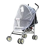 ベビーカー蚊帳　虫除け ネット　可愛いレース付き