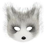 アニマルマスク 猫 仮面 ハーフフェイスマスク かぶりもの ぬいぐるみ 動物 コスプレ ヘッド 猫 小道具 衣装 ハロウィン パーティー