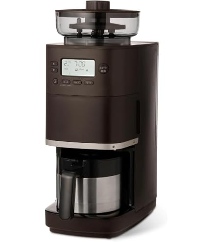 Amazon | シロカ コーン式全自動コーヒーメーカー カフェばこPRO