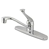 Elements of Design Chatham EB571 Single Handle Center Kitchen Faucet, 8-Inch, Polished Chrome by Ele