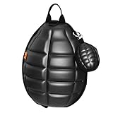 クリエイティブ子供のバックパックソフトショルダーバッグファッションスクールバッグ - ブラック